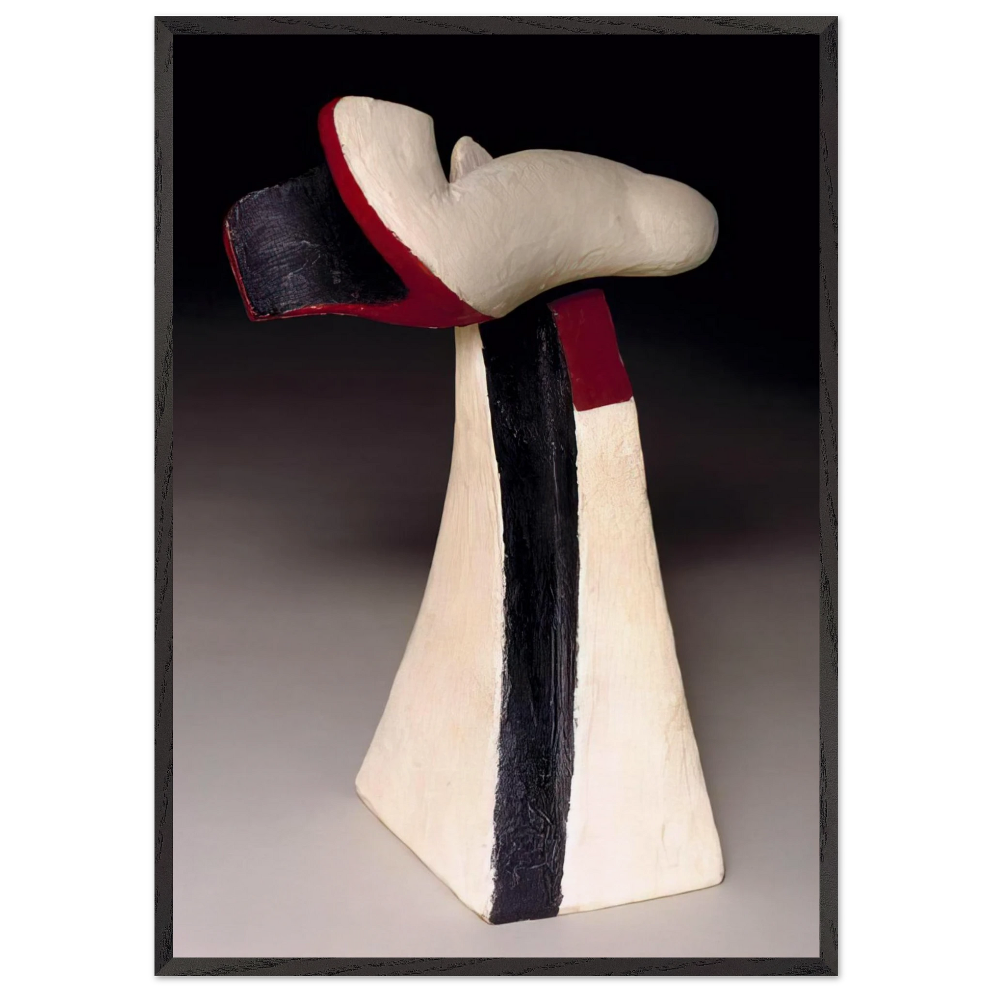 LOFTY 1947 - Kurt Schwitters Framed Art Print – Black Wooden Frame - Default Title - -Framed Art Print