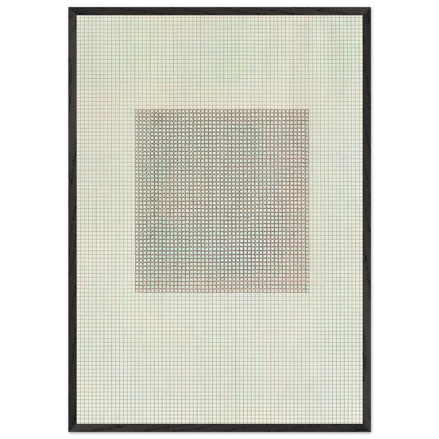 UNTITLED 1967 N2 - Eva Hesse 70x100 cm / 28x40 inches Framed Art Print – Black Wooden Frame
