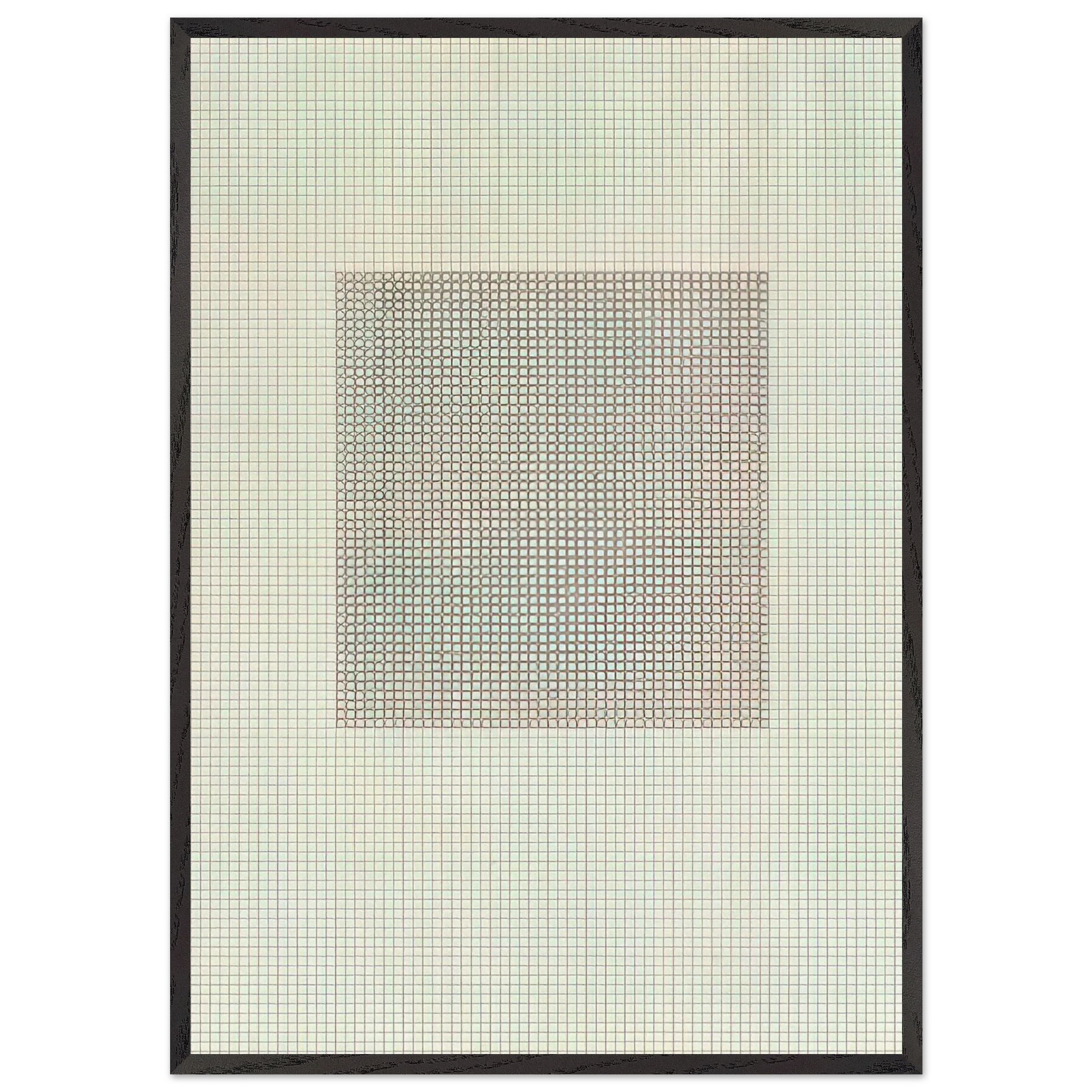 UNTITLED 1967 N2 - Eva Hesse 70x100 cm / 28x40 inches Framed Art Print – Black Wooden Frame