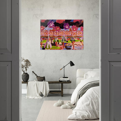 Quai à Venise - 1955 - Charles Lapicque Acrylic Print - 70x100 cm / 28x40″ inches | Charles Lapicque Wall Art | Charles Lapicque Prints