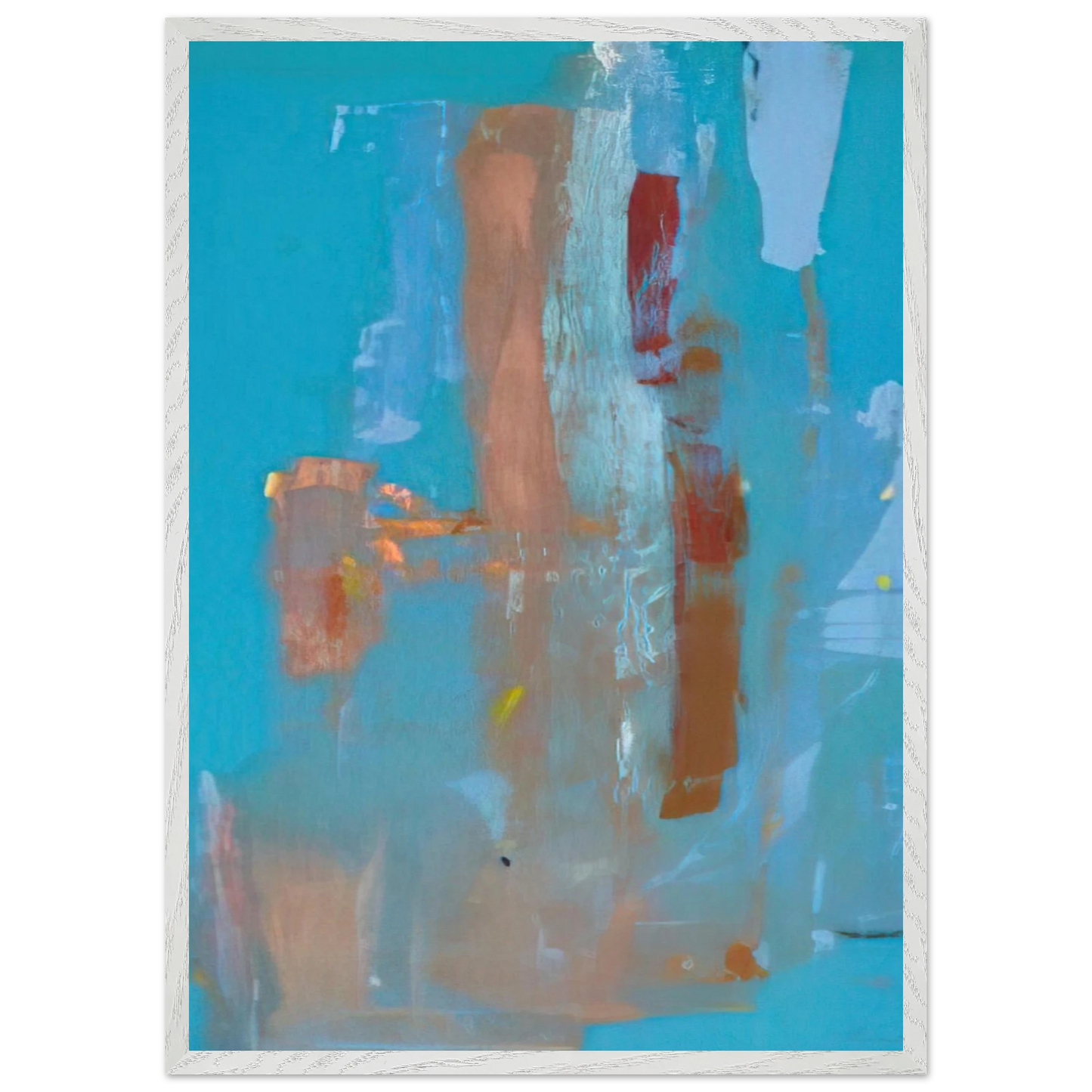 Helen Frankenthaler - In on Blue - 1976 Wall art - 40x60 cm / 16x24 inches - Fine Art Poster - -