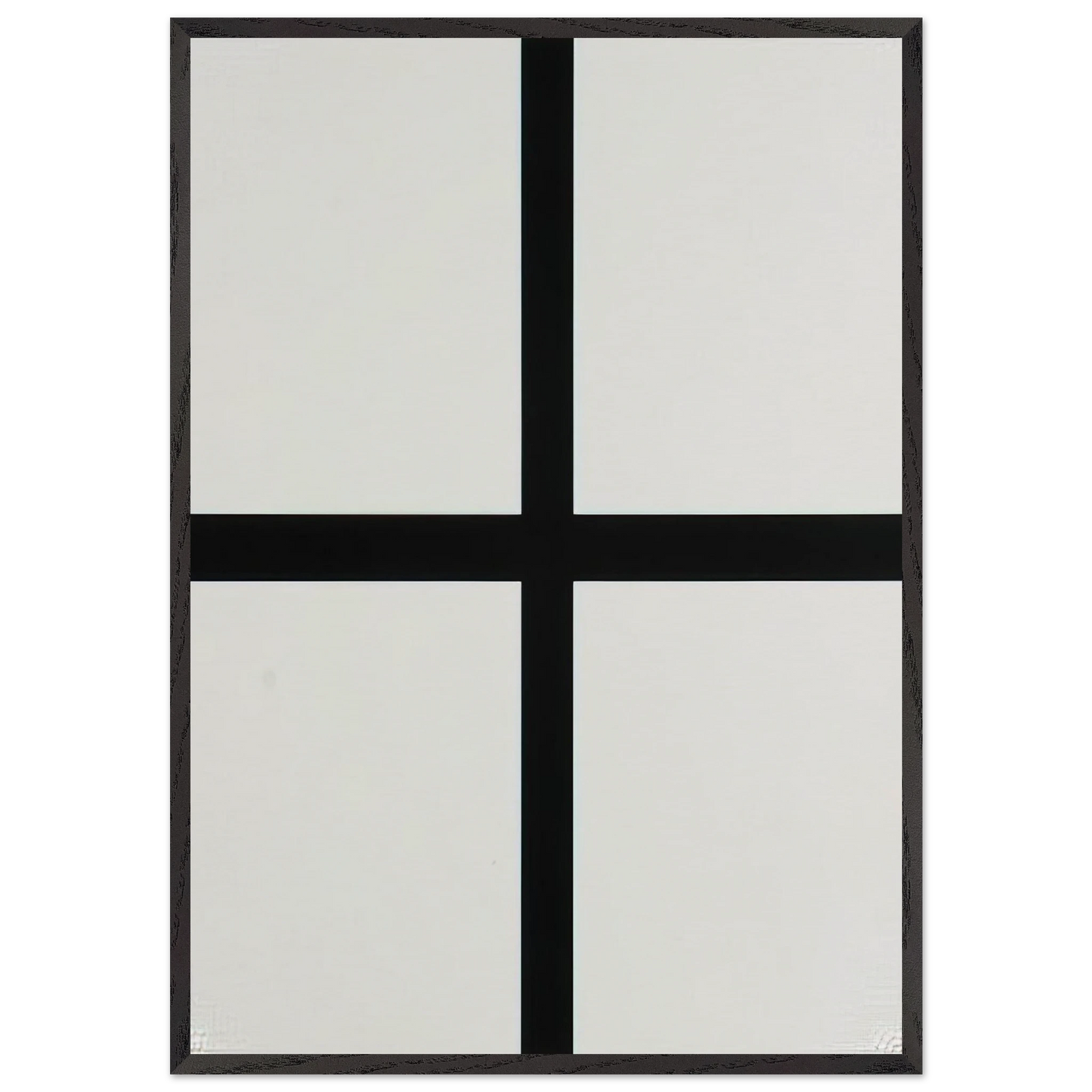 Trames 0-90---40 mm au trait et pleines - 1972 - Francois Morellet Framed Art Print – Black Wooden Frame - Default Title - -Framed Art Print