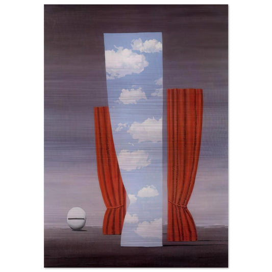 GIOCONDA 1964 - Rene Magritte Brushed Aluminum Print - 70x100 cm / 28x40 inches | Rene Magritte Aluminum Print | Rene Magritte Prints