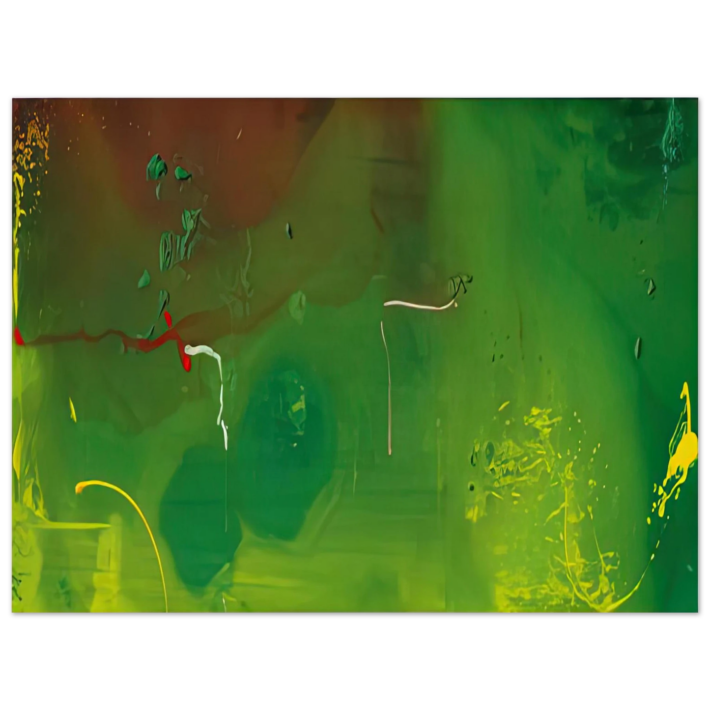 Helen Frankenthaler - Petroglyphs, 1990- Wall Art - 21x29.7 cm / 8x12" - Fine Art Poster - -