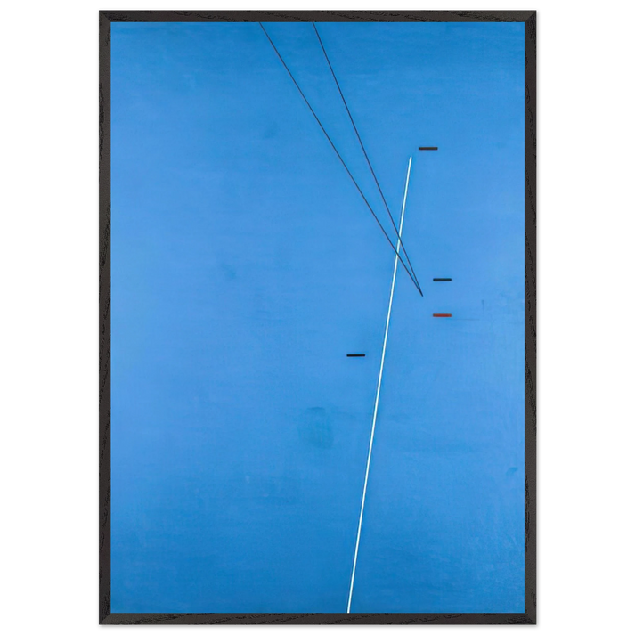 Untitled - 1950 N6 - Tomas Maldonado 70x100 cm / 28x40 inches Framed Art Print – Black Wooden Frame