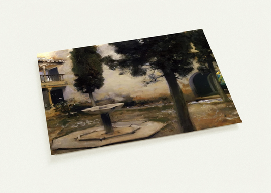 Alhambra, Patio de la Reja By John Singer Sargent Pack of 10 Post Cards | John Singer Sargent Post Cards | A6 (10.5 x 14.8 cm) - 4.1 x 5.8 inches