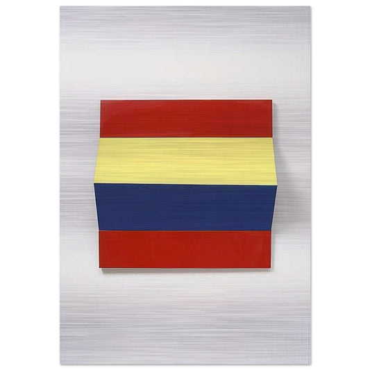 Fold - 1966 - Charlotte Posenenske Brushed Aluminum Print - 70x100 cm / 28x40 inches | Charlotte Posenenske Aluminum Print | Charlotte Posenenske Prints