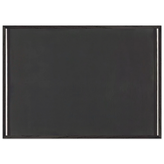 Untitled 29887 - 1987 - Bob Law Framed Art Print – Black Wooden Frame - Default Title - -Framed Art Print