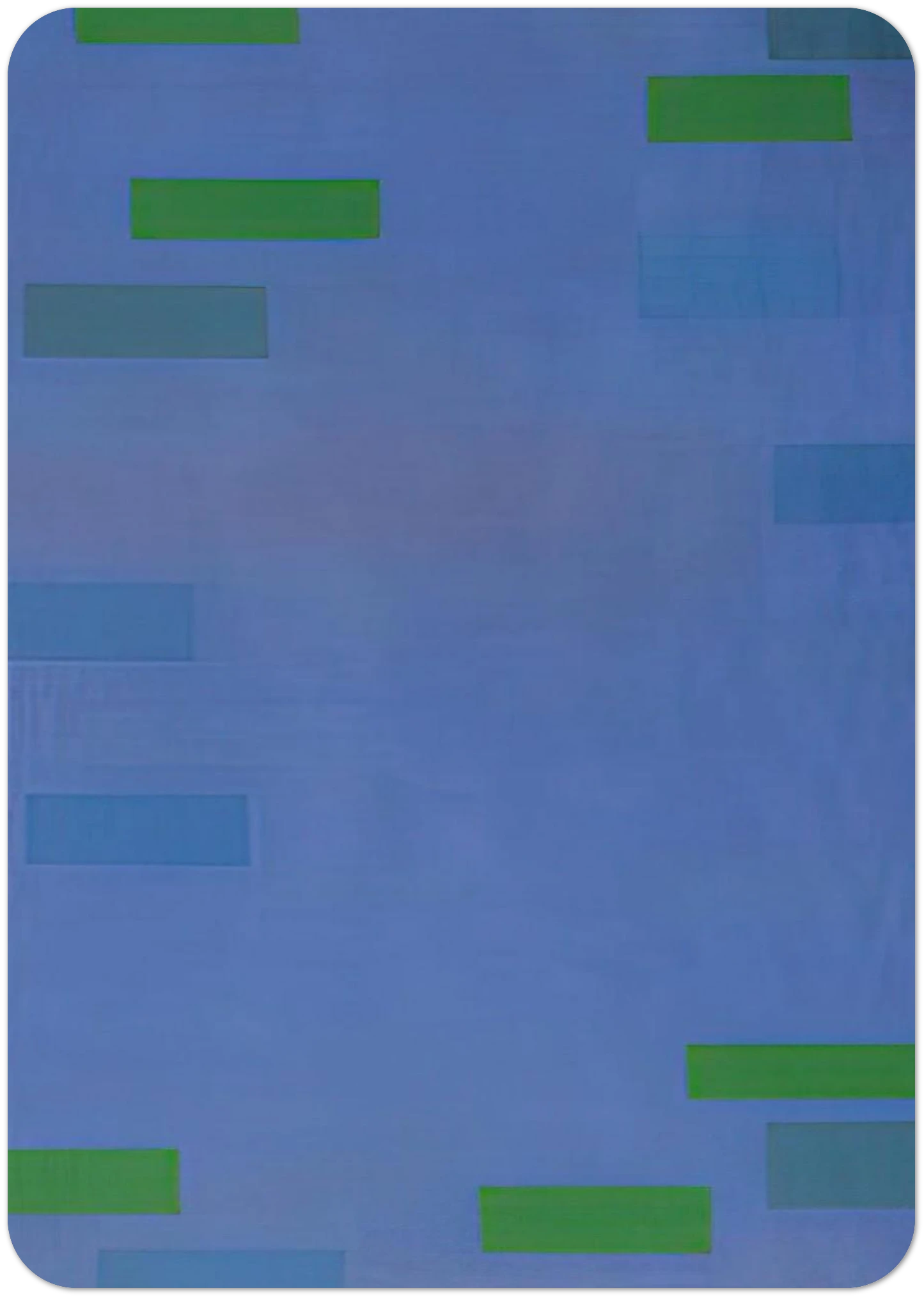 Abstract Painting, Blue - 1952 By Ad Reinhardt Pack of 10 Post Cards | Ad Reinhardt Post Cards | A6 (10.5 x 14.8 cm) - 4.1 x 5.8 inches