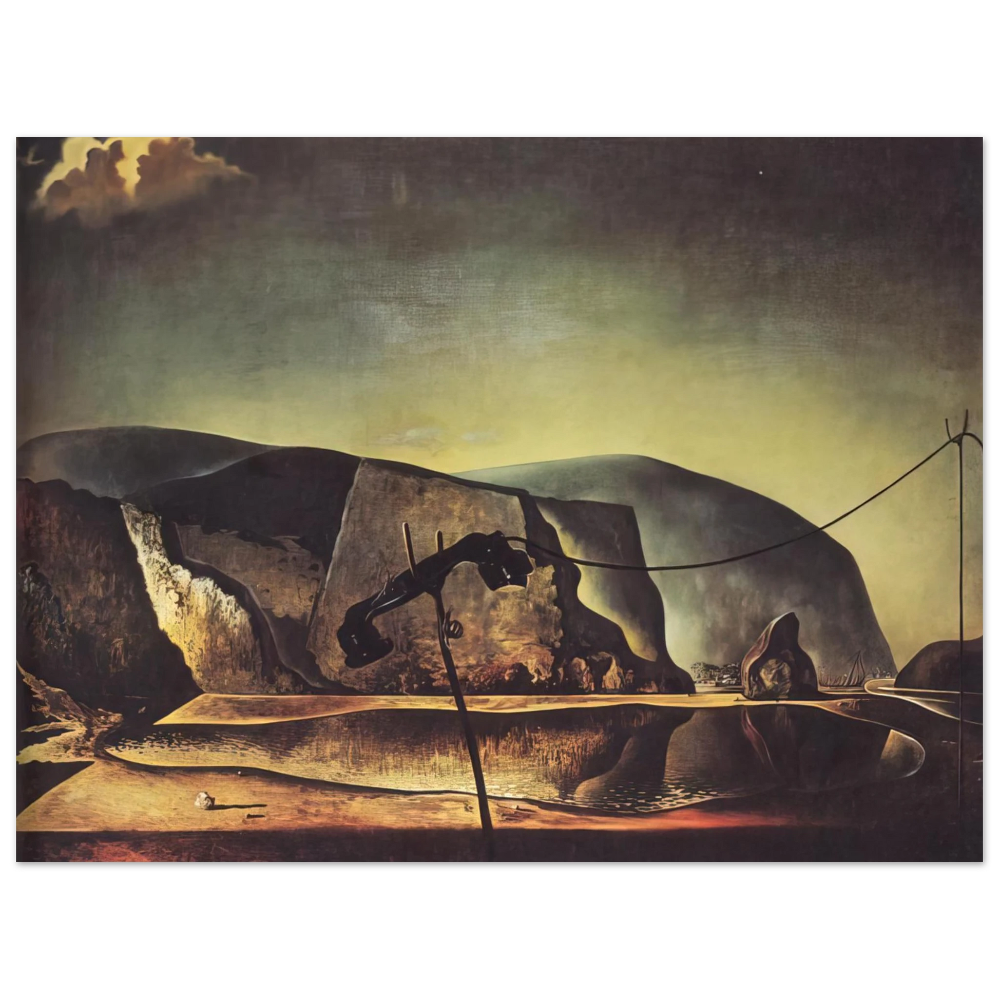 Salvador Dali - MOUNTAIN LAKE Fine Art Poster - Default Title