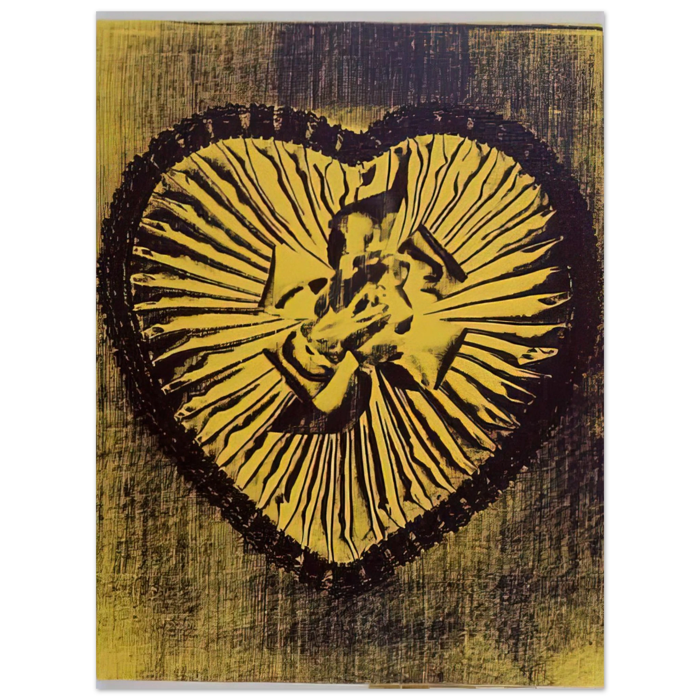 Andy Warhol - Yellow Candy Box Fine Art Poster - 13x18 cm / 5x7 inches