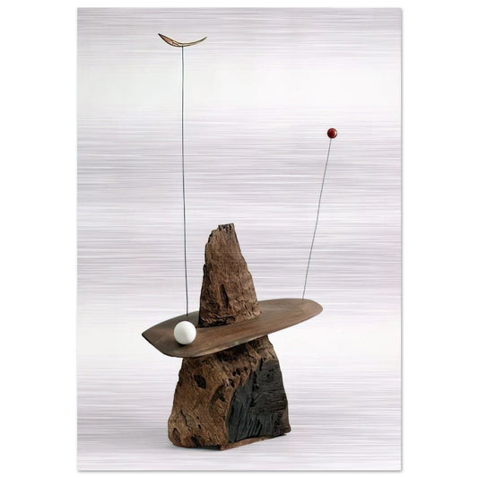 GIBRALTAR 1936 - Alexander Calder Brushed Aluminum Print - 70x100 cm / 28x40 inches | Alexander Calder Aluminum Print | Alexander Calder Prints