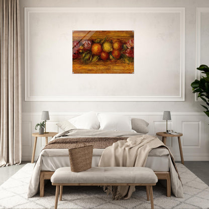 Garland of Fruit and Flowers - Pierre-Auguste Renoir Acrylic Print - 70x100 cm / 28x40″ inches