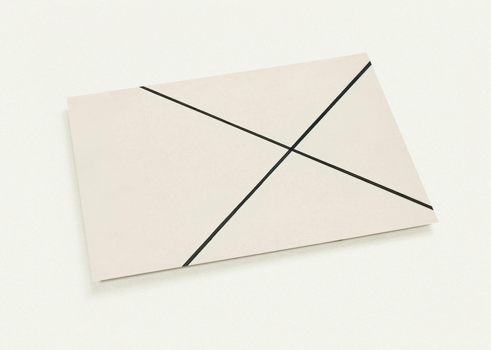 Diagonal Lines By Ellsworth Kelly Pack of 10 Post Cards | Ellsworth Kelly Post Cards | A6 (10.5 x 14.8 cm) - 4.1 x 5.8 inches