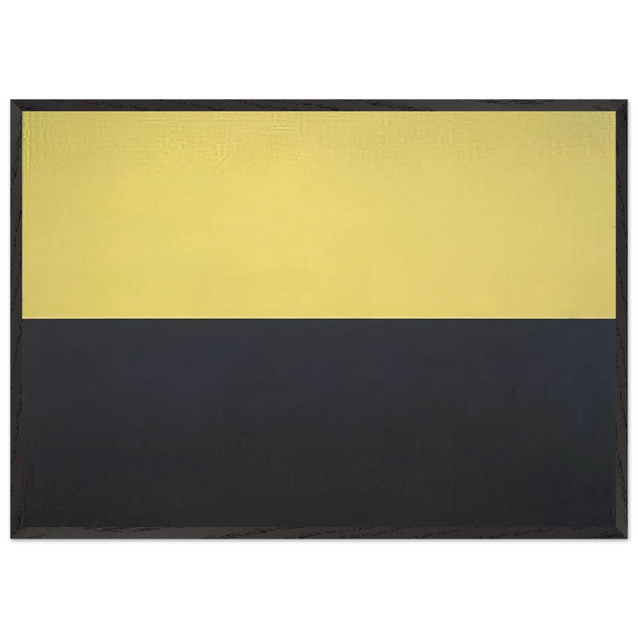 Rodeo - 1971 - Brice Marden 70x100 cm / 28x40 inches Framed Art Print – Black Wooden Frame