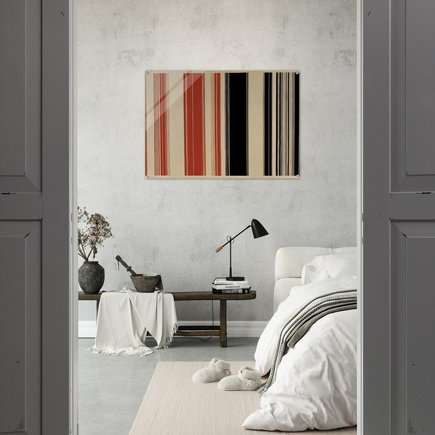 Algeria - 1982 - Gene Davis Acrylic Print - 70x100 cm / 28x40″ inches | Gene Davis Wall Art | Gene Davis Prints