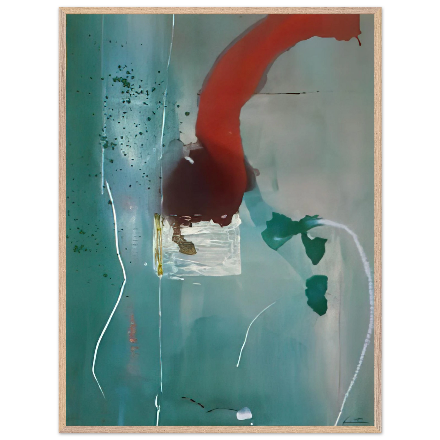 Helen Frankenthaler - Square One - 1985 Wall art - A1 (59.4 x 84.1  cm) - Fine Art Poster - -