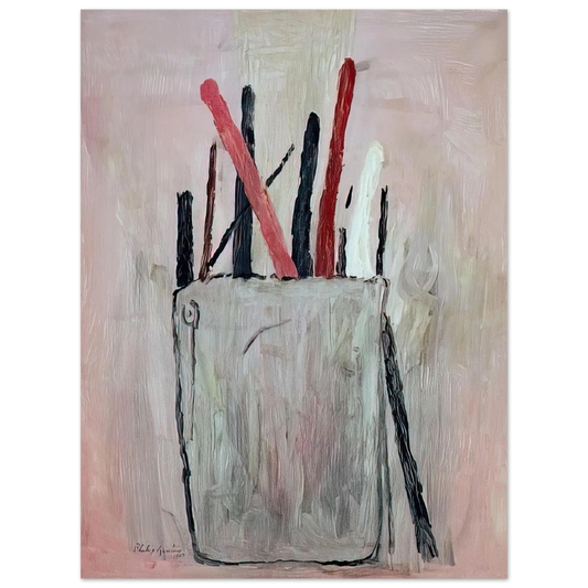 Philip Guston - BRUSHES 1969 Fine Art Poster - Default Title