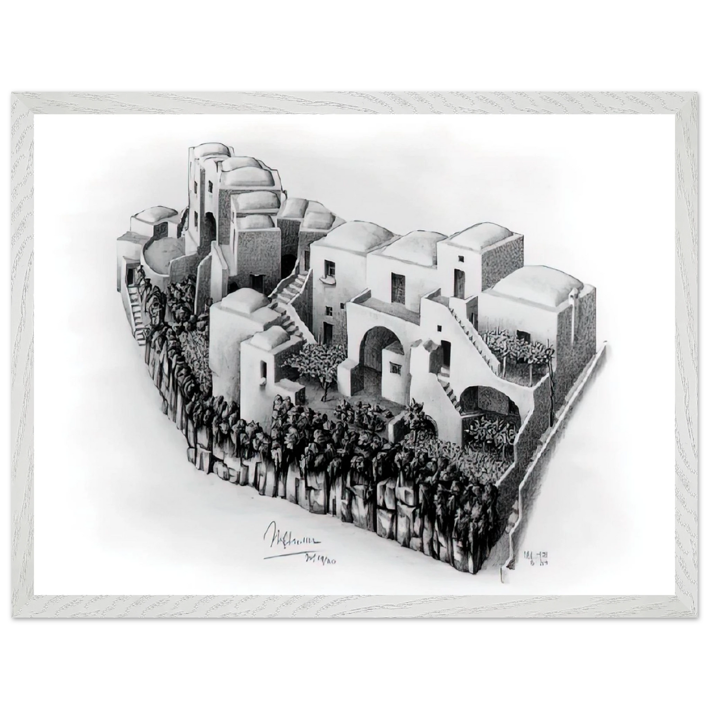 MC Escher - ESCHER (24) Wall Art - 30x40 cm / 12x16 inches - Fine Art Poster - -