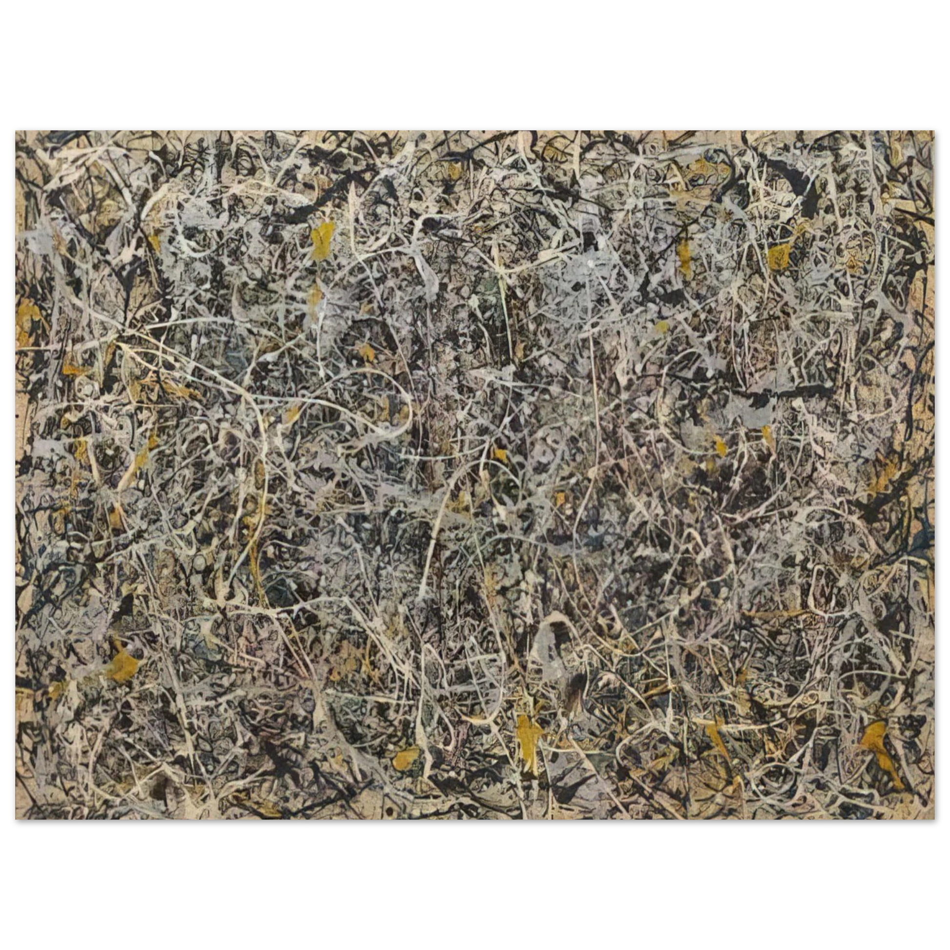 Jackson Pollock - NUMBER 1 Fine Art Poster - Default Title