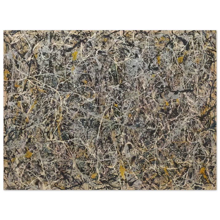 Jackson Pollock - NUMBER 1  75x100 cm / 30x40inches Fine Art Poster