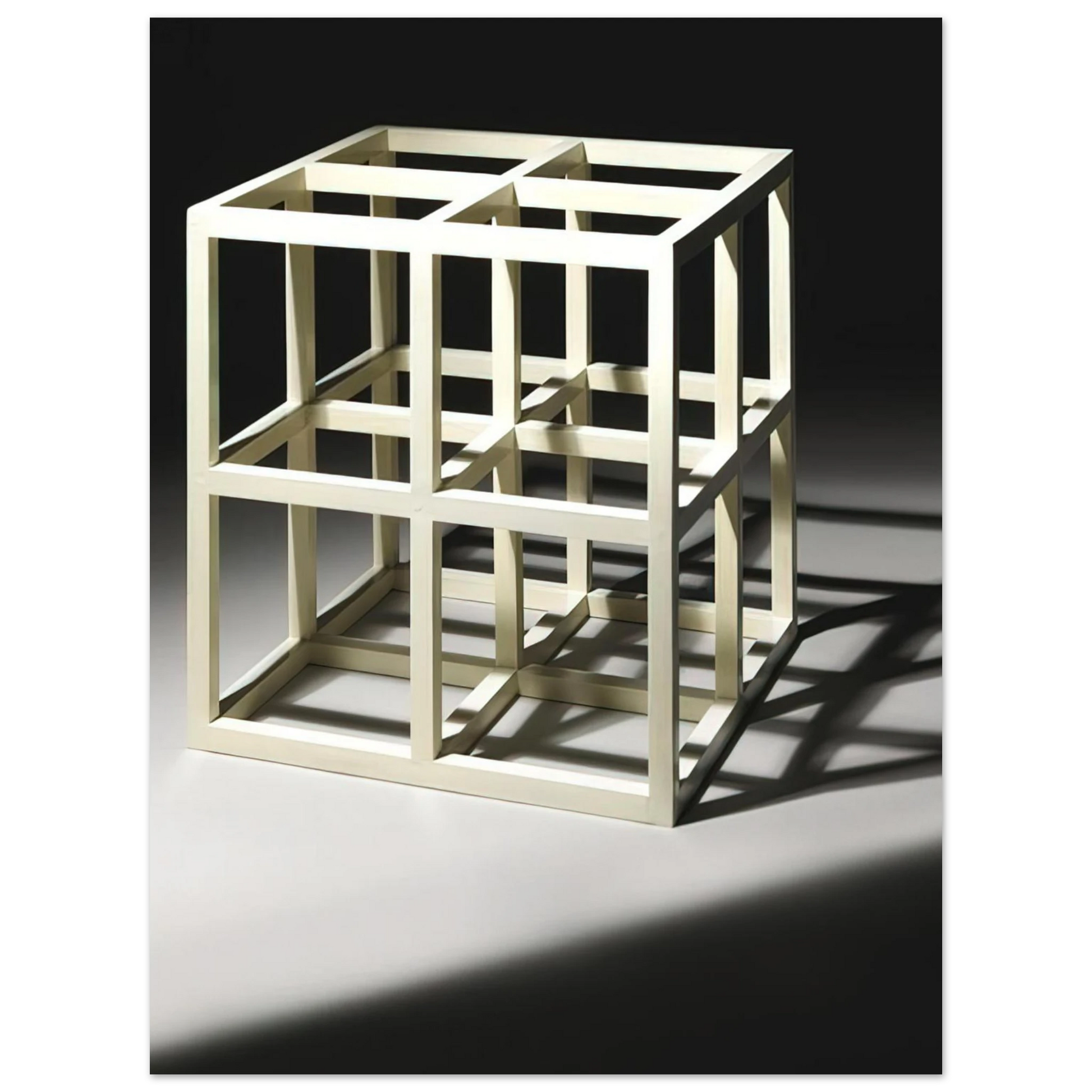 Sol LeWitt - 8 Part Cube Fine Art Poster - Default Title