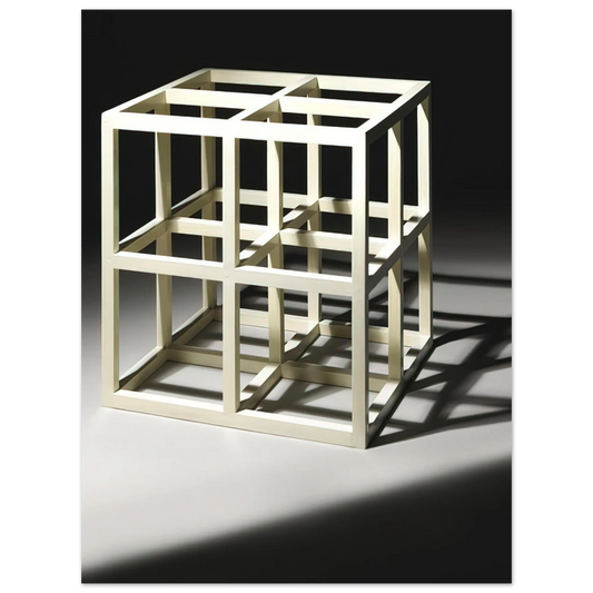 Sol LeWitt - 8 Part Cube Fine Art Poster - Default Title