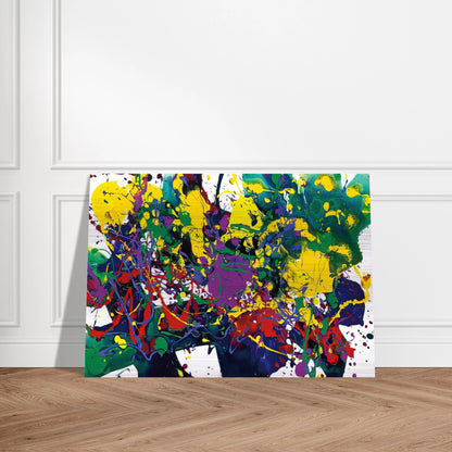 Untitled  SFP94-107 SFF1751  - Sam Francis Brushed Aluminum Print - 70x100 cm / 28x40 inches | Sam Francis Aluminum Print | Sam Francis Prints