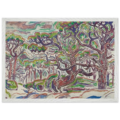 Walter Inglis Anderson - Walter Anderson Wall art - 20x25 cm / 8x10 Inches - Premium Wooden Framed Poster With Fine Art Paper - Black frame