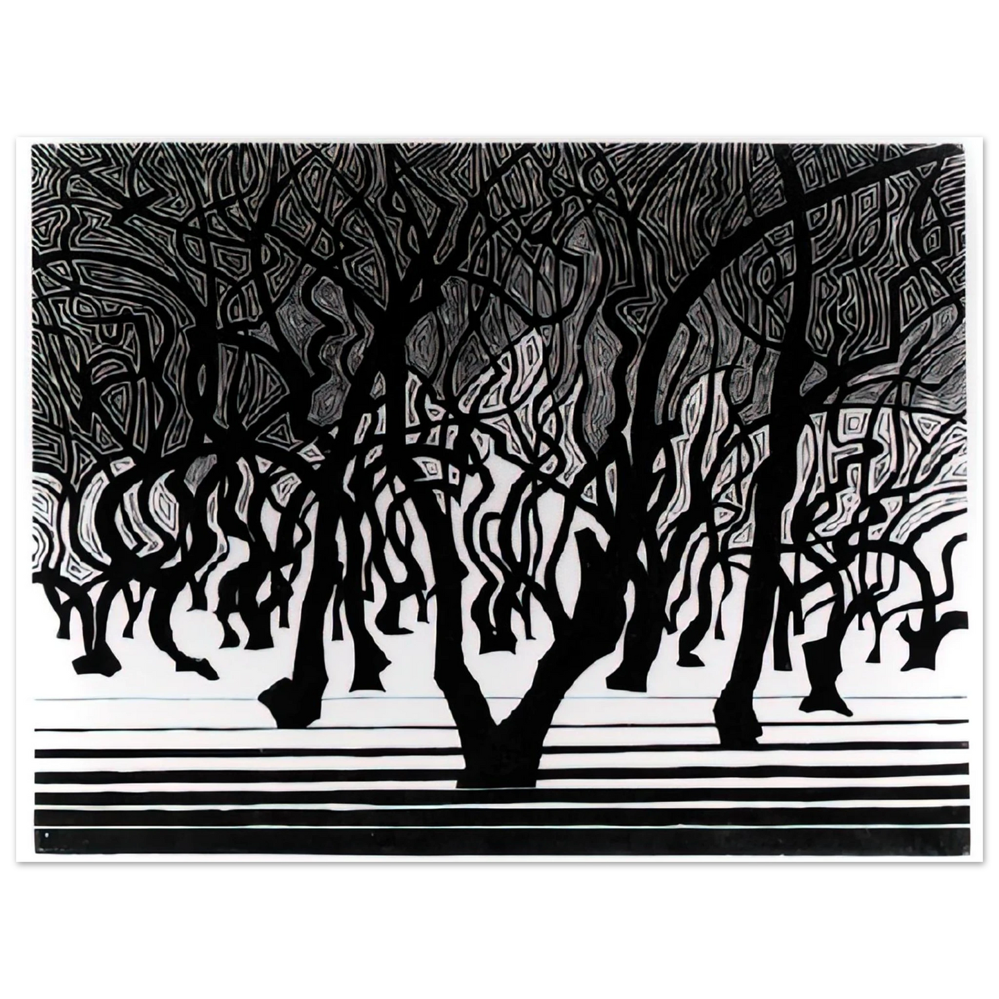 MC Escher - ESCHER (9) Wall Art - 21x29.7 cm / 8x12" - Fine Art Poster - -