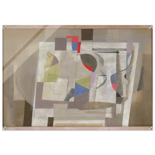 Feb 2-54 - 1954 - Ben Nicholson Acrylic Print - 70x100 cm / 28x40″ inches