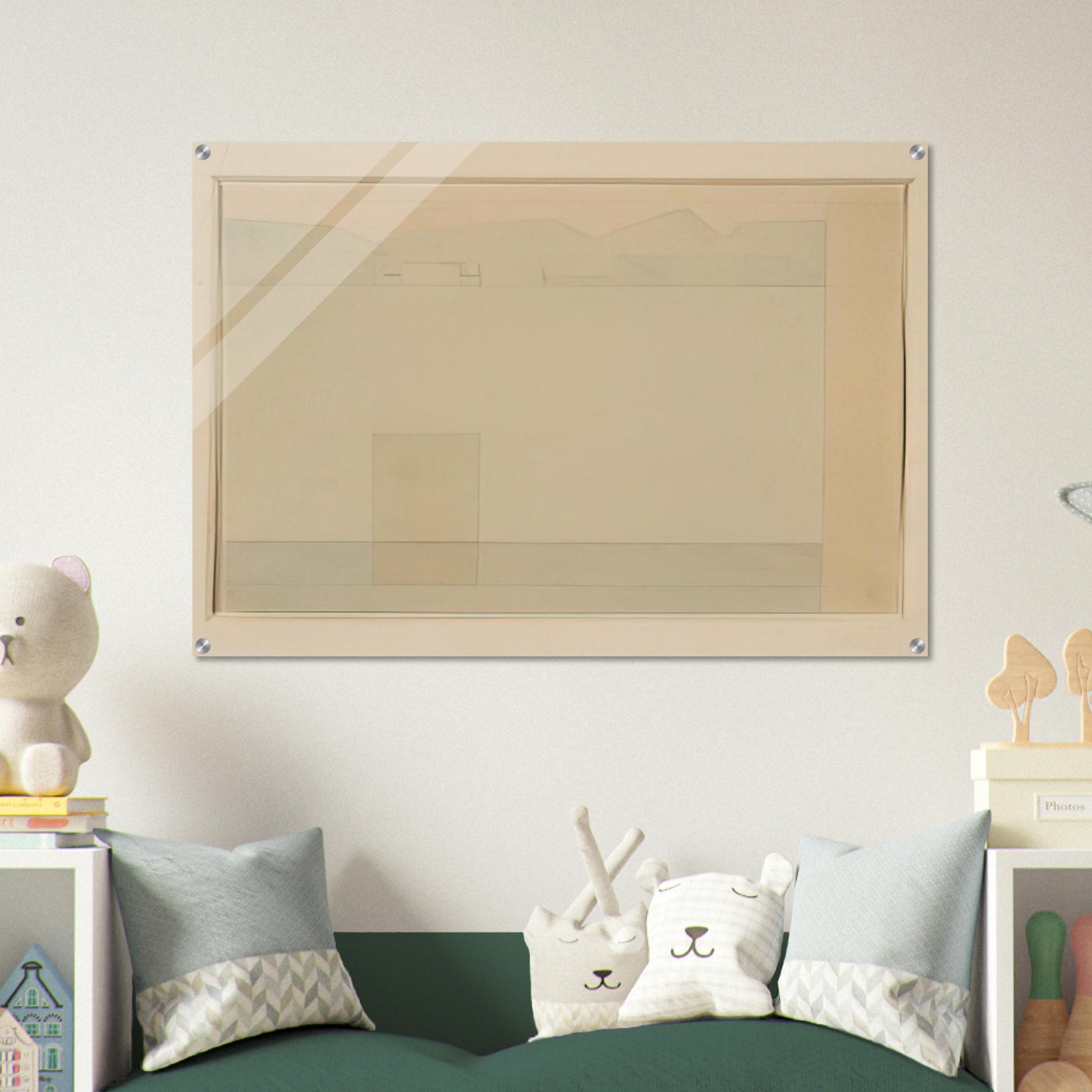 Lago d'Orta - 1956 - Antonio Calderara Acrylic Print - 70x100 cm / 28x40″ inches | Antonio Calderara Wall Art | Antonio Calderara Prints