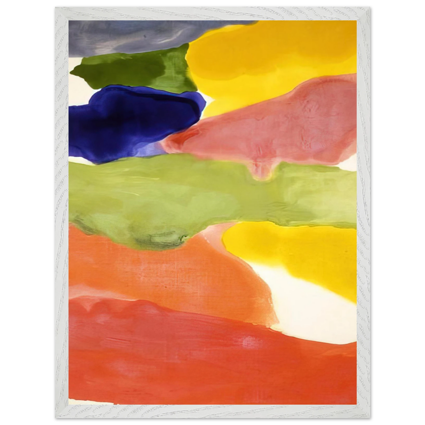 Helen Frankenthaler - Tutti-Fruitti - 1966 Wall art - 30x40 cm / 12x16 inches - Premium Wooden Framed Poster With Fine Art Paper - Wood frame