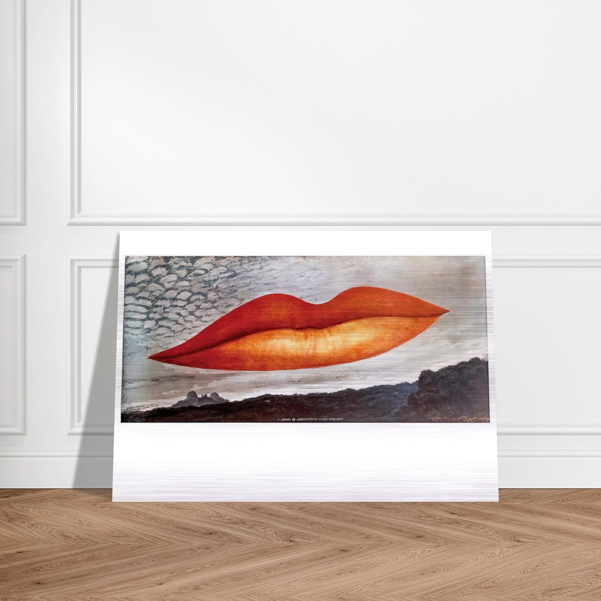 OBSERVATORY TIME THE LOVERS - Man Ray Brushed Aluminum Print - 70x100 cm / 28x40 inches | Man Ray Aluminum Print | Man Ray Prints