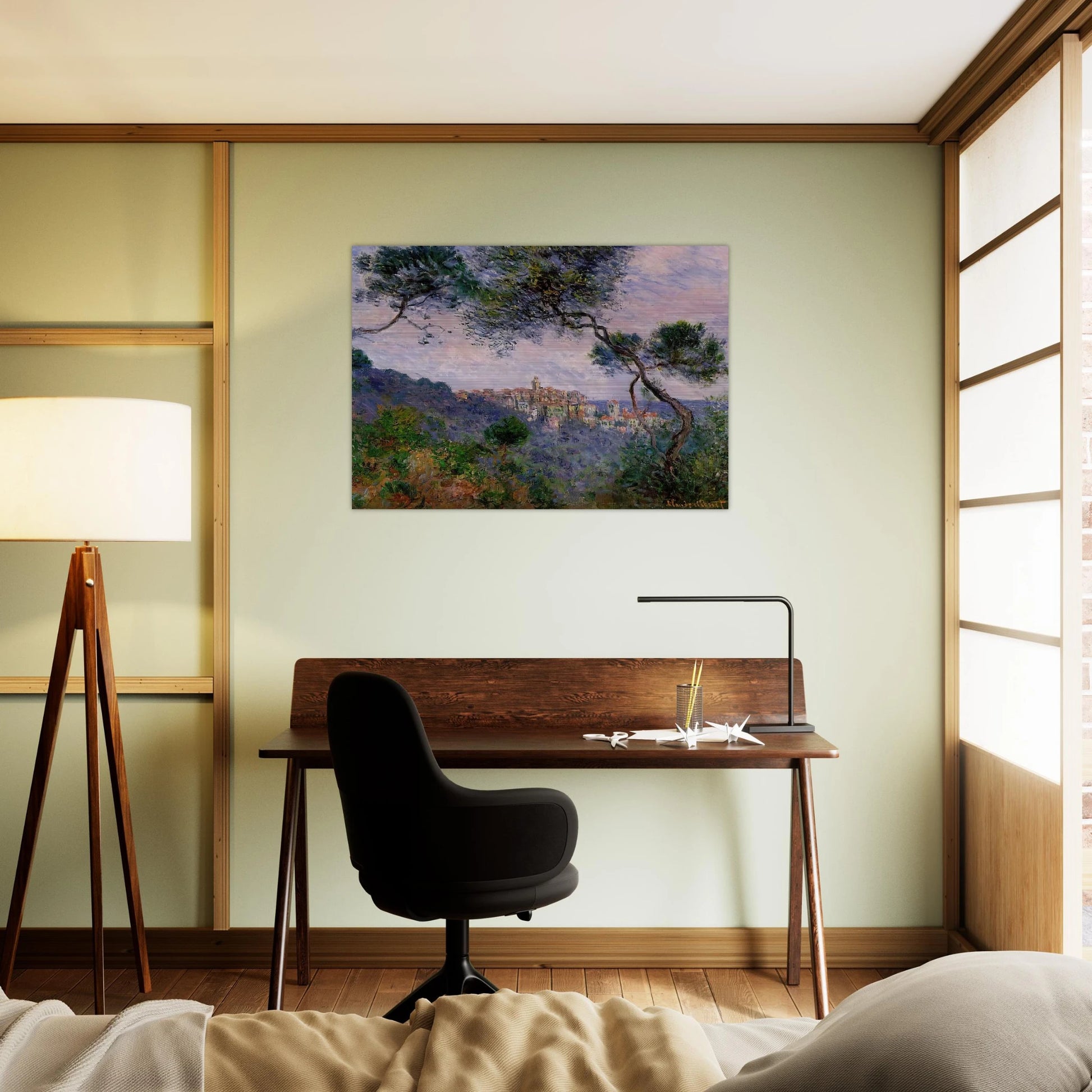 Bordighera, Italy - claude monet Brushed Aluminum Print - 70x100 cm / 28x40 inches | claude monet Aluminum Print | claude monet Prints