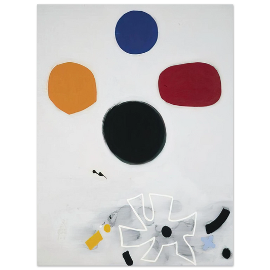 Adolph Gottlieb - White Line #2 - 1968 Fine Art Poster - Default Title