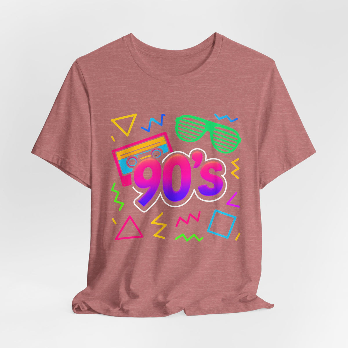 Musica old school anni '90 - vibrazioni arcade Classico anni '90 Vintage. Anni '90 Retro Mi piacciono gli anni Novanta Maglietta