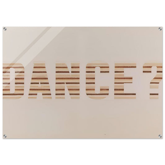 DANCE 1973 0 - Edward Ruscha Acrylic Print - 70x100 cm / 28x40″ inches
