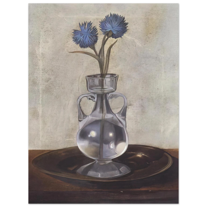 Salvador Dali - THE VASE OF CORNFLOWERS  75x100 cm / 30x40inches Fine Art Poster