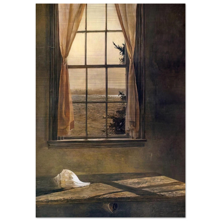 HER ROOM - Andrew Wyeth Brushed Aluminum Print - 70x100 cm / 28x40 inches | Andrew Wyeth Aluminum Print | Andrew Wyeth Prints