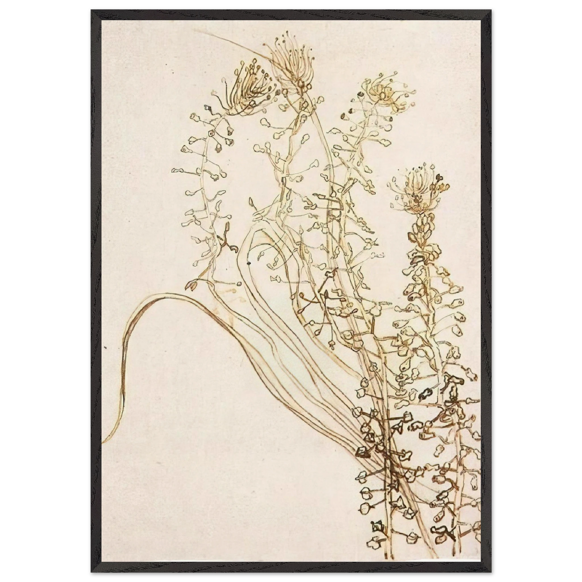 Blossoming Branches - Vincent van Gogh Framed Art Print – Black Wooden Frame - Default Title - -Framed Art Print