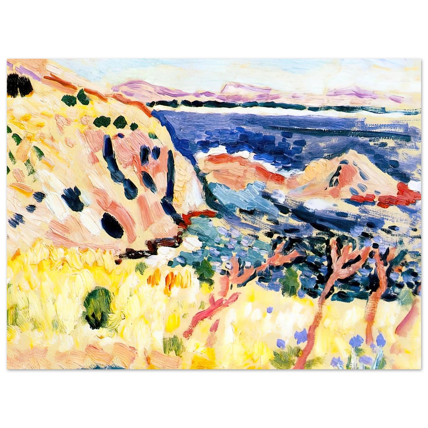 Henri Matisse - SEASCAPE 1905 Fine Art Poster - Default Title