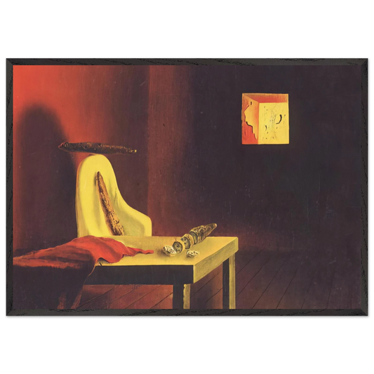 THE INVISIBLE MAN - Salvador Dali Framed Art Print – Black Wooden Frame - Default Title - -Framed Art Print