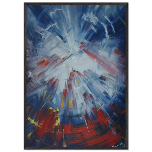 Vantage Point - Konrad Zuse Framed Art Print – Black Wooden Frame - Default Title - -Framed Art Print