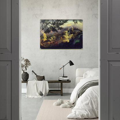 Paradise - Eyvind Earle Acrylic Print - 70x100 cm / 28x40″ inches | Eyvind Earle Wall Art | Eyvind Earle Prints