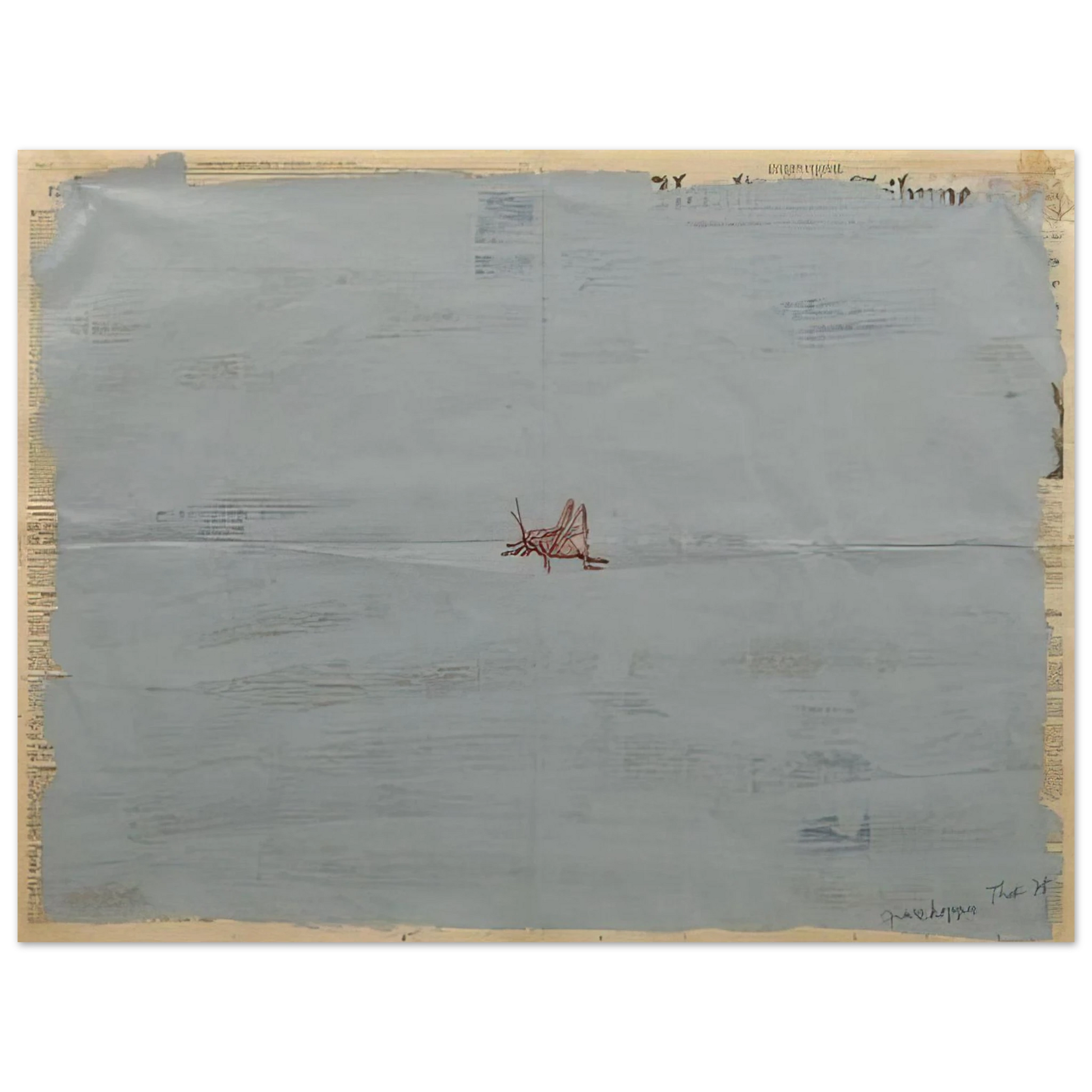 Paul Thek - Grasshopper - 1975 Fine Art Poster - Default Title