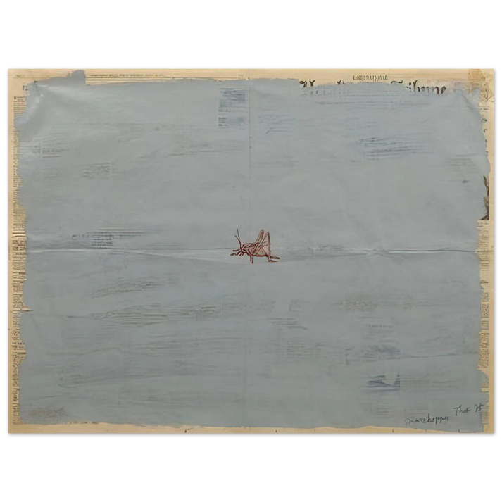 Paul Thek - Grasshopper - 1975  75x100 cm / 30x40inches Fine Art Poster