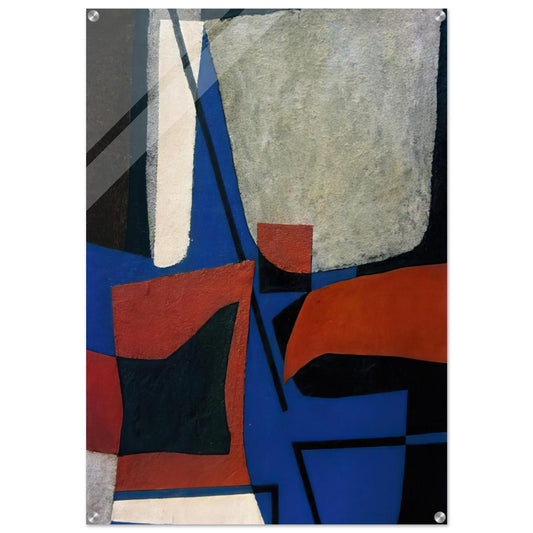 ABSTRACT COMPOSITION 1955 - Enrico Prampolini Acrylic Print - 70x100 cm / 28x40″ inches