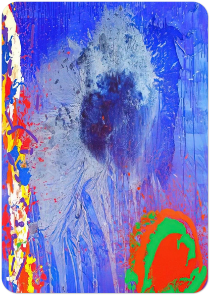 Life and Love - 2010 By John Hoyland Pack of 10 Post Cards | John Hoyland Post Cards | A6 (10.5 x 14.8 cm) - 4.1 x 5.8 inches