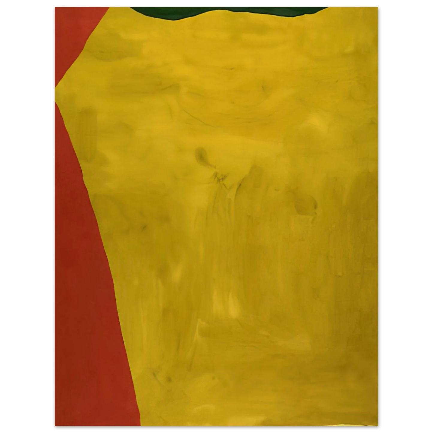 Helen Frankenthaler - Blessing of the Fleet - 1969 Wall art - 30x45 cm / 12x18 inches - Premium Wooden Framed Poster With Fine Art Paper - Black frame
